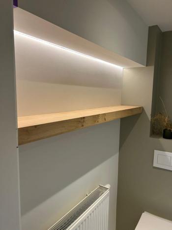 eiken legbanken met LED verlichting
