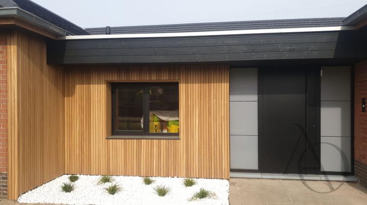 Houten gevelbekleding thermo ayous